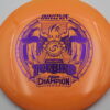 TeeBird Väinö Mäkelä Swirly Star - orange - purple-lines - neutral - somewhat-stiff - 173-175g - 174-7g