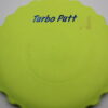 Turbo Putt - yellowgreen - blue - somewhat-domey - somewhat-stiff - 2500 - 179-5g