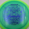 Gorgon Proto Glow Halo Champion - Dennis Augustsson - 2025 Team Series - glow-green - yellow - blue-holographic - somewhat-domey - neutral - 173-175g - 174-7g
