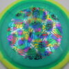 Halo Champion Destroyer - Deuces Wild - aqua - yellow - rainbow-jelly-bean - pretty-domey - somewhat-gummy - 175g - 174-3g