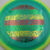 Halo Champion Destroyer - Deuces Wild - aqua - yellow - rainbow-rasta - pretty-domey - somewhat-gummy - 175g - 174-6g