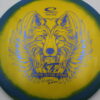 Saint Pro - Gold Orbit Kristin Tattar 2x World Champion - yellow - blue - blue-holographic - somewhat-domey - neutral - 175g - 176-3g