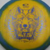 Saint Pro - Gold Orbit Kristin Tattar 2x World Champion - yellow - blue - blue-holographic - somewhat-domey-in-the-center - neutral - 175g - 176-2g