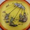 Hex - OTB DFX Prism Proton - orange - red - gold-flowers - gold - silver - somewhat-flat - neutral - 168g - 168-5g