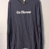 GoThrow Long Sleeve Tee - large - heather-navy-blue