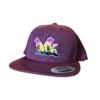 Good Boy Flat Brim Snapback - maroon - dark-red