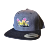 Good Boy Flat Brim Snapback - gray - black