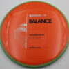 Simon Line Neutron Balance 2025 - orange - green - black - silver - somewhat-flat - neutral - 173g - 173-6g