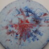A2 300 Fractal - Luke and Hoagie Tree Gem - blue - red - somewhat-flat - neutral - 164g - 163-8g