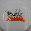 A2 300 Good Boy Hoagie Stamp - white - orange - somewhat-flat - neutral - 172g - 173-2g