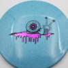 A3 Snail - Luke Humphries – Reblend - blue - pink - somewhat-domey - neutral - 173g - 173-5g