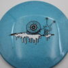 A3 Snail - Luke Humphries – Reblend - blue - white - somewhat-domey - neutral - 173g - 173-9g
