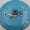 A3 Snail - Luke Humphries – Reblend - blue - silver - somewhat-domey - neutral - 174g - 174-1g