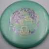 “Smuggler’s Pursuit” Isaac Robinson 500 Archive – Pro Worlds Stamp - light-green - gold - purple-roses - neutral - neutral - 177g - 178-2g