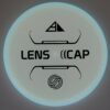 Lens Cap – Simon Line Mini Marker - white - light-blue - black
