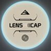Lens Cap – Simon Line Mini Marker - white - light-blue - black