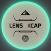 Lens Cap – Simon Line Mini Marker - white - teal - black