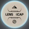 Lens Cap – Simon Line Mini Marker - white - light-blue - black