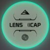 Lens Cap – Simon Line Mini Marker - white - teal - black
