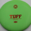 Tuff - K3 Hard - green - red - somewhat-flat - somewhat-stiff - 174g - 175-4g