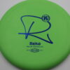 Reko - K3 Line - green - blue - pretty-flat - somewhat-gummy - 174g - 174-6g