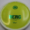 Berg - K1 Grind - yellow - white - green - thumbtrac-to-a-flat-center - neutral - 173g - 174-5g