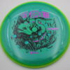 Fox Stamp OTB Open Prism Neutron Trance - blue-green - green - pink - teal - black - pretty-flat - neutral - 174g - 175-8g
