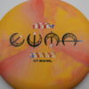 Luna - CT Swirl - Ledgestone 2025 - pinkorange - black - flag - pretty-flat - somewhat-stiff - 173-174g - 175-0g