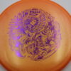 Colorshift Z Glo Buzzz - Ledgestone 2025 - orange - purple - pink-lines - somewhat-flat - neutral - 177g-2 - 180-9g