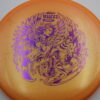 Colorshift Z Glo Buzzz - Ledgestone 2025 - orange - purple - pink-lines - somewhat-flat - neutral - 177g-2 - 179-6g