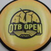 OTB Open Neutron Terra – Windmill Stamp - yelloworange - black - gold - somewhat-flat - neutral - 173g - 174-5g