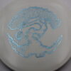 Swarm - Faylor Lake Dyers Delight - white - blue-snowflakes - pretty-flat - neutral - 177g-2 - 178-6g