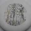 Flex 3 Glow P1- OTB Halloween - white - silver-gold-black-streaks - somewhat-flat - somewhat-stiff - 175g - 175-6g