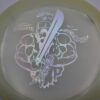 Limited Edition CryZtal FLX Machete - glow - silver-holographic - somewhat-flat - somewhat-stiff - 173-174g - 176-5g