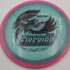 2025 Halo Glow Sexton Firebird - blue - pink - black - somewhat-flat - neutral - 173-175g - 173-6g